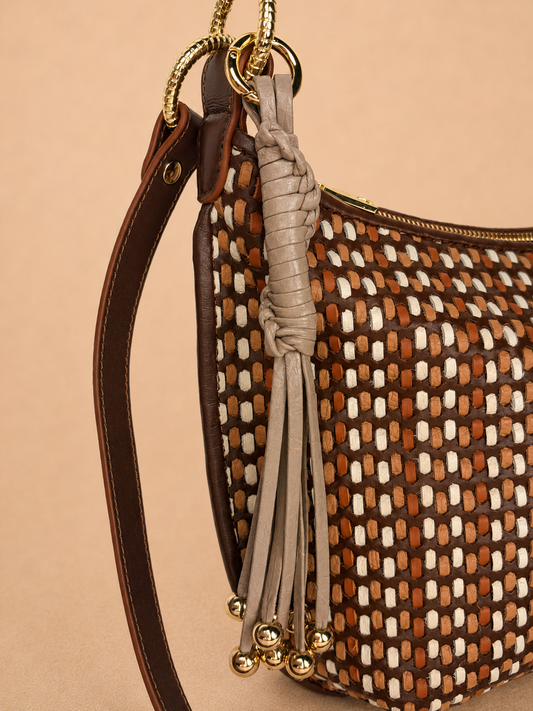 Scala Tassel in Taupe