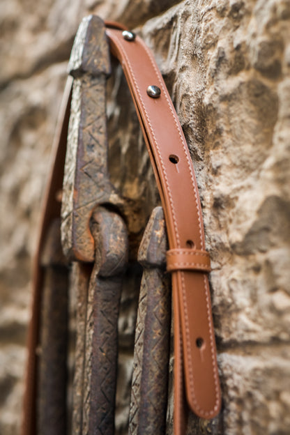 Cosma Crossbody in Caramel 5mm Weave