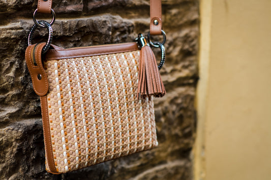 Cosma Crossbody in Noci 5mm Weave