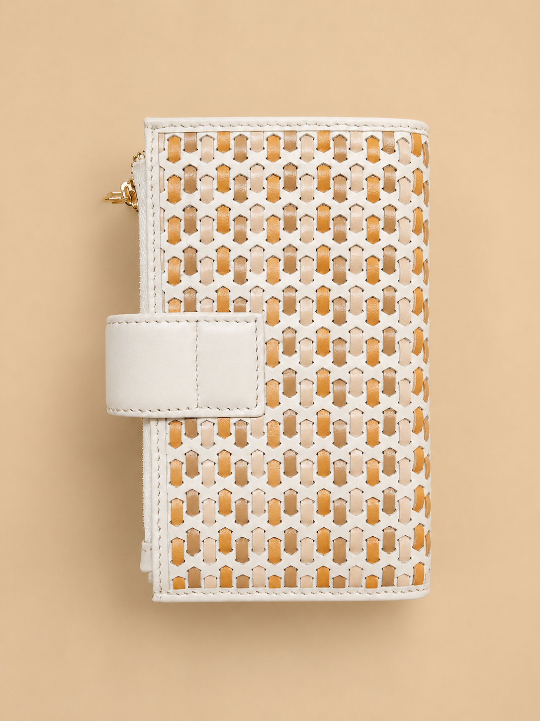 La Treccia Wallet in Sabbia