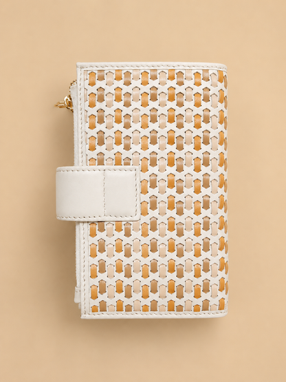 La Treccia Wallet in Sabbia